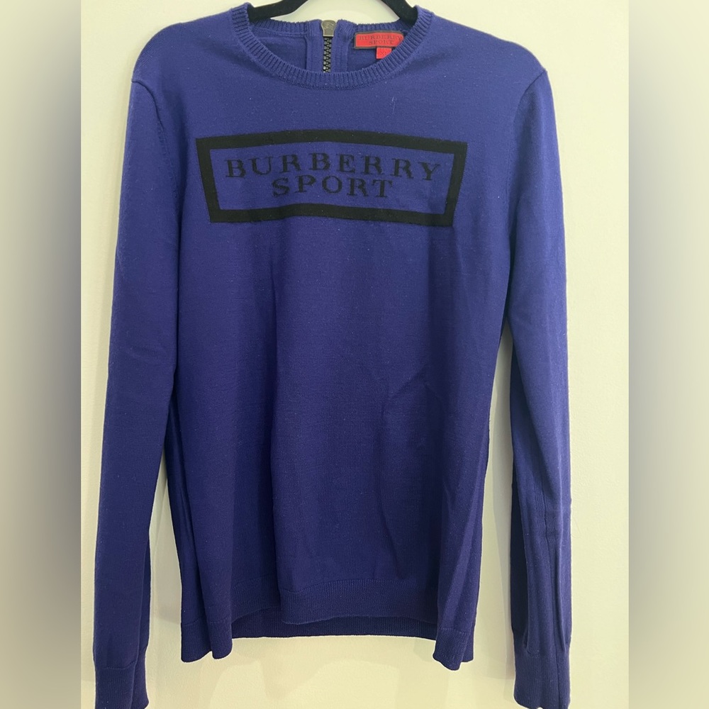 Burberry Sport Sweater Women Size XL Color Purple